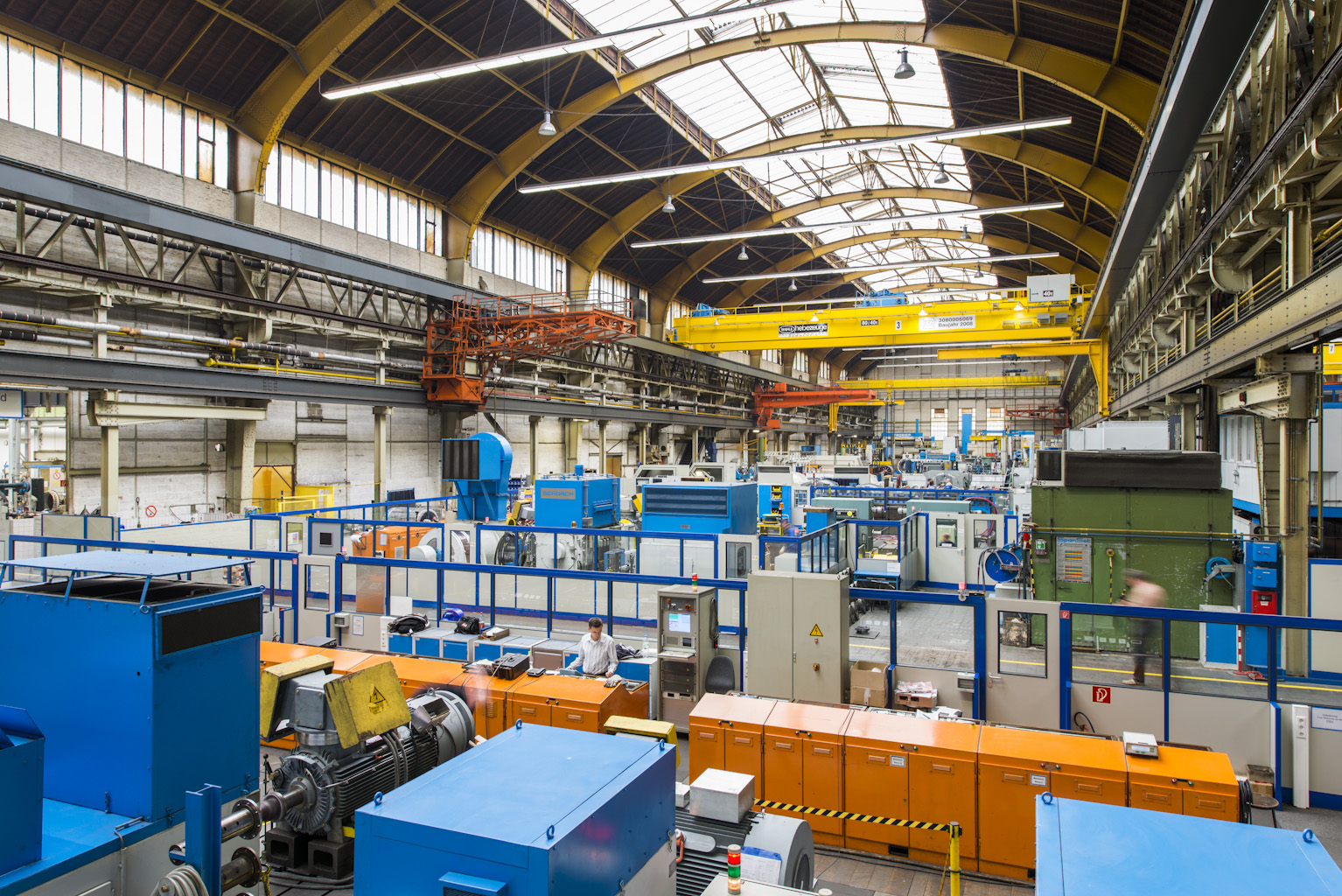 Prüffeld und Montage