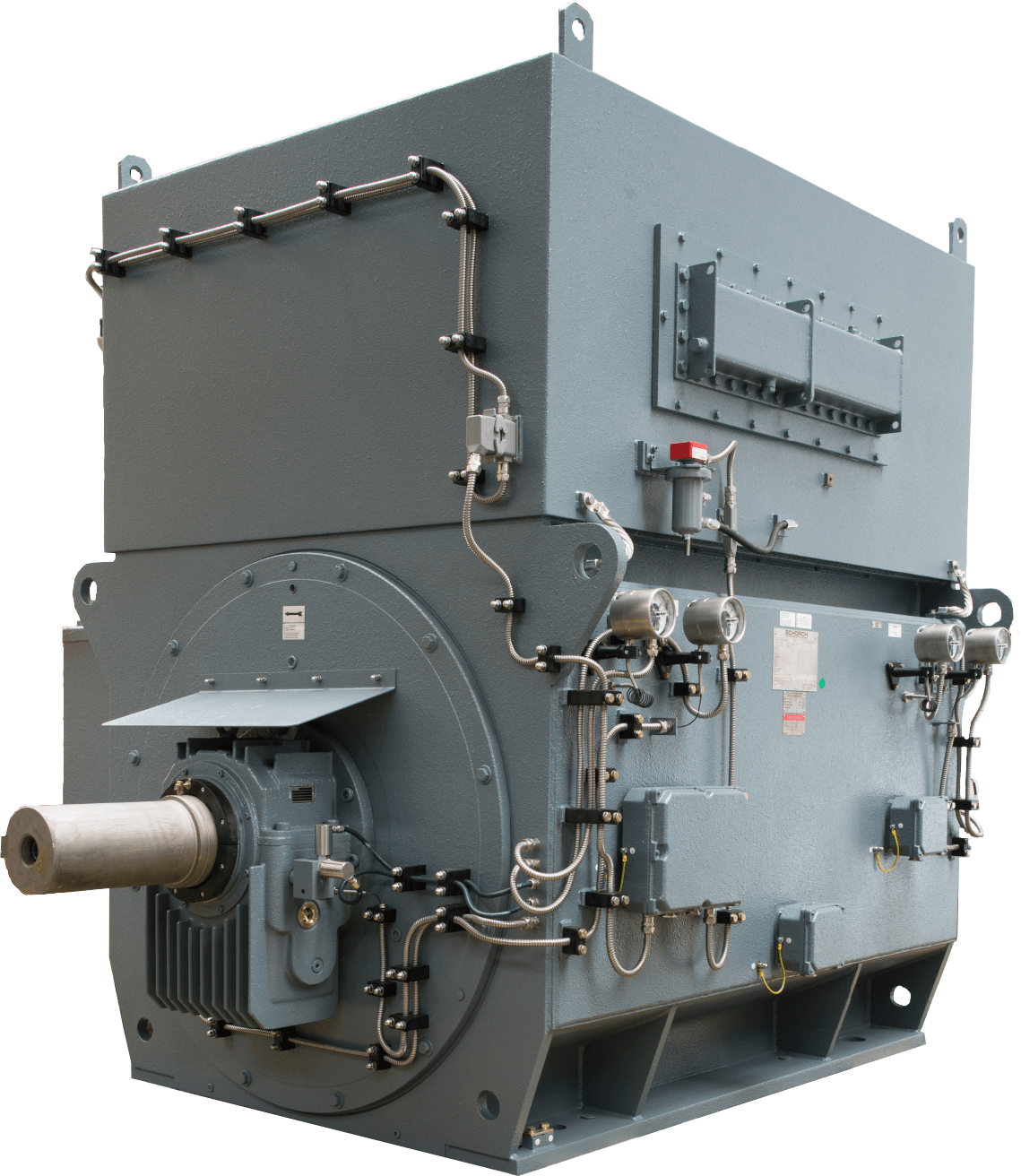 Wassergekühlter Motor mit Gleitlagern